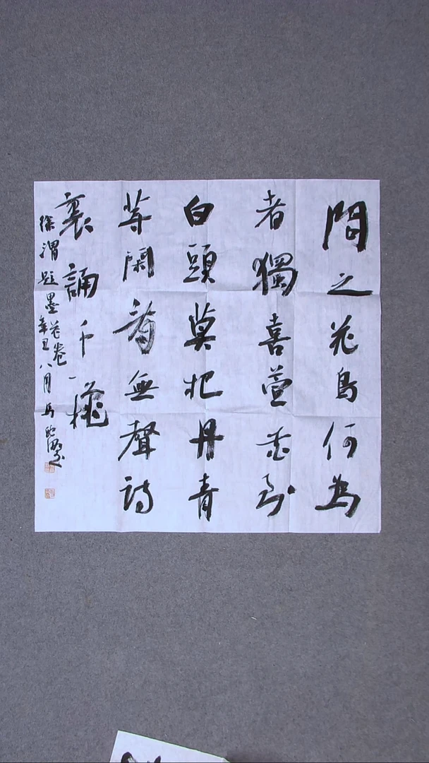 书法马驰野 吉林69*69（6）