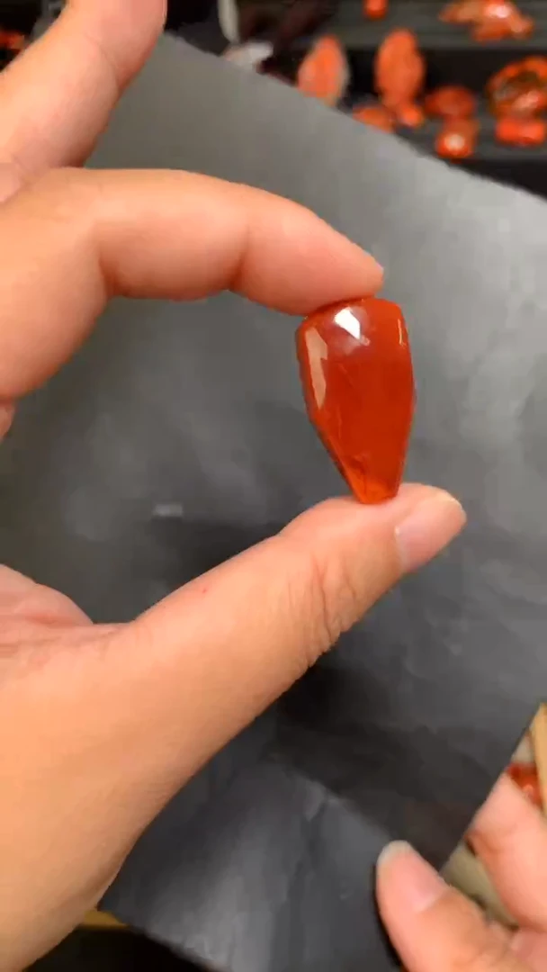 未镶嵌33南红玛瑙三通