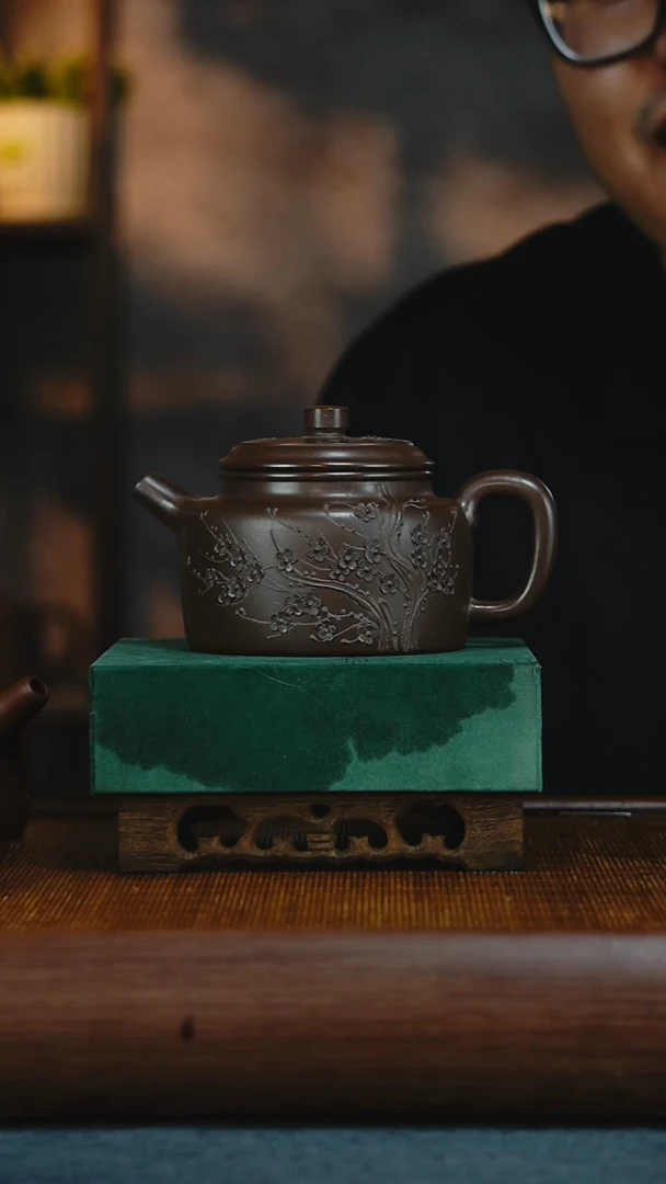 茶壶紫砂德中紫泥