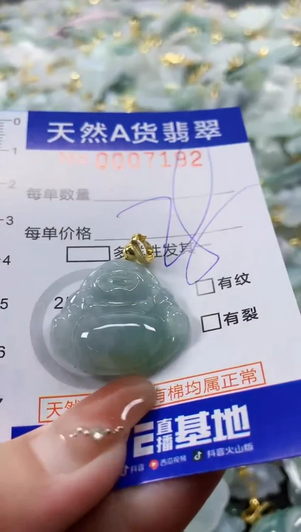 颈饰未镶嵌翡翠天然A货翡翠