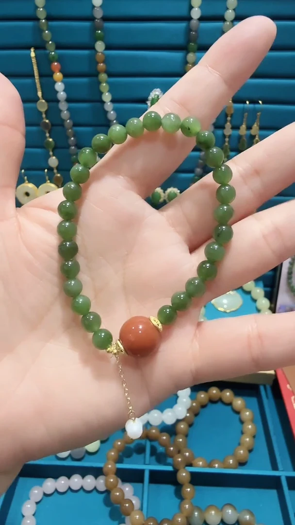 未镶嵌手链和田玉10‘26-7