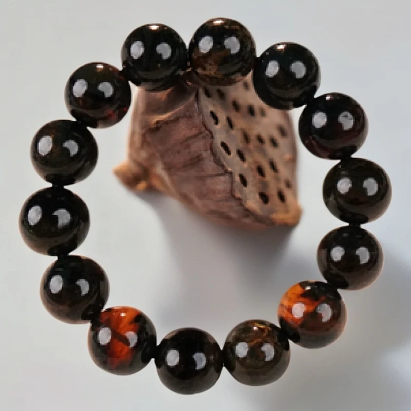 【亿景珠宝】15+缅甸天然星际蓝手串单圈时尚轻奢大气经典百搭素圈