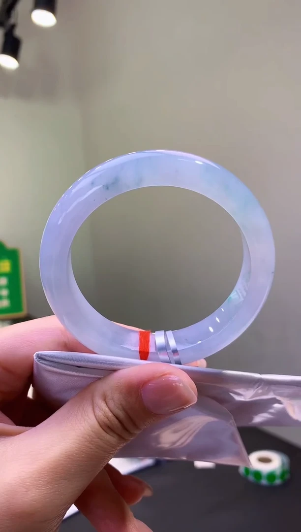 未镶嵌手镯翡翠-c22天然缅甸翡翠A货正圈57