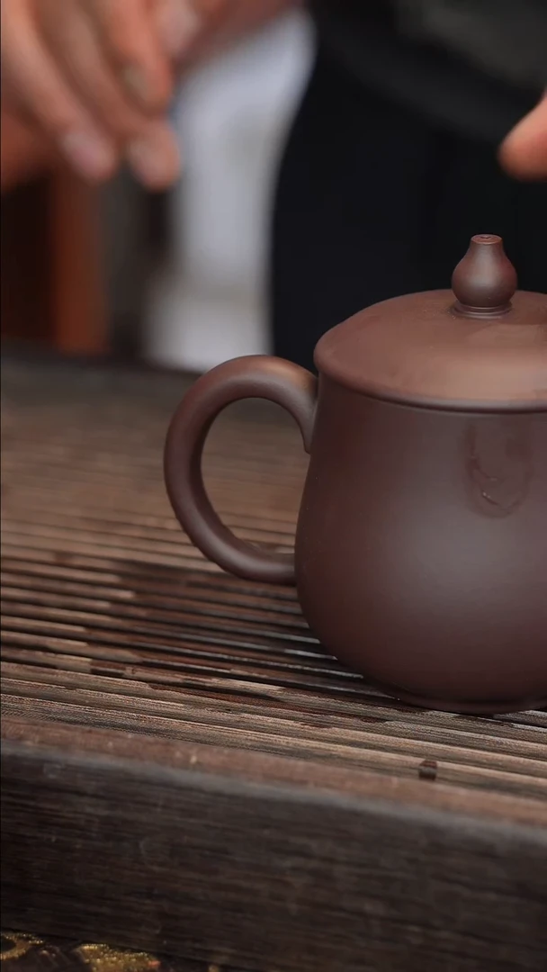 茶壶紫砂原矿手工制作盖杯