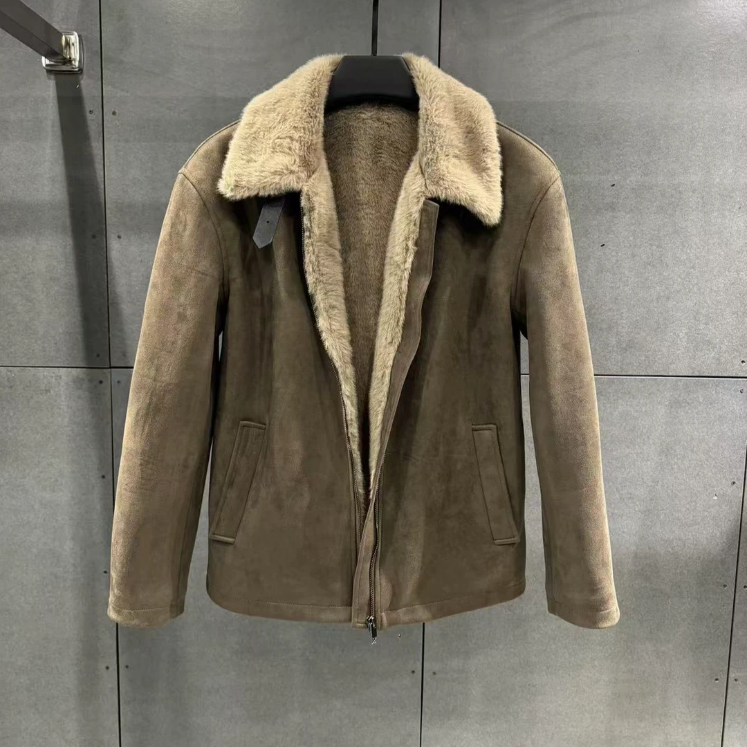 【加厚座山雕】2025年蛇年限定座山雕高奢定制系列重磅夹克外套