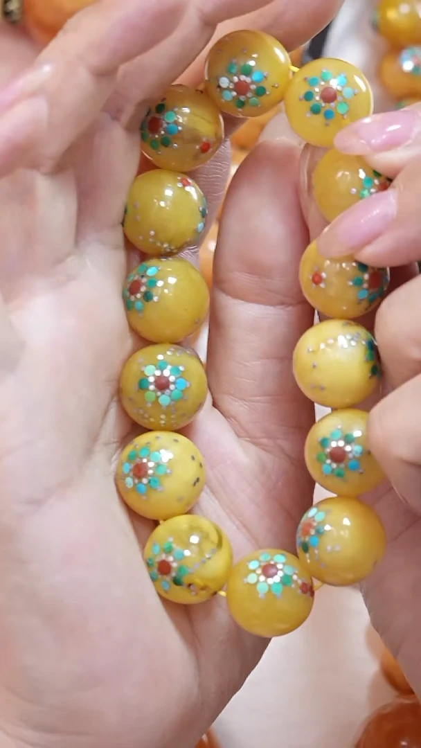 蜜蜡颈饰未镶嵌8397天然蜜蜡珠宝奇石云端妖孽全部保真