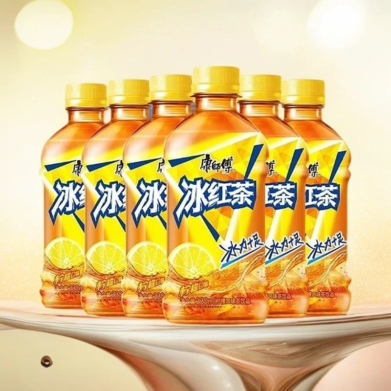 康师傅冰红茶330ml网红饮品夏天清爽解渴解腻风味饮料整箱装
