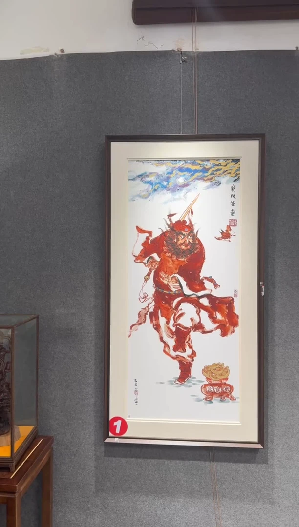 国画H****?牛百川老师现画120*60一物一拍