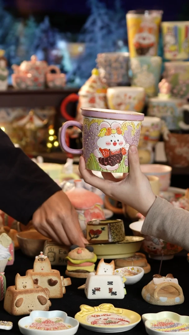 其他陶景德镇釉下彩手绘设计师款陶瓷