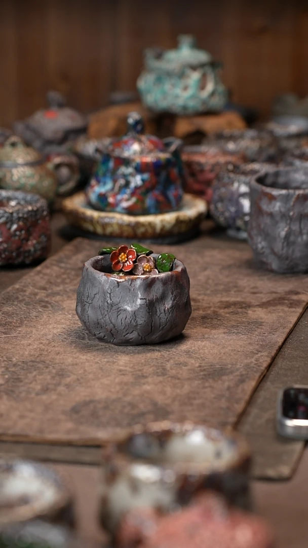 【闪购商品】景德镇柴烧志野杯