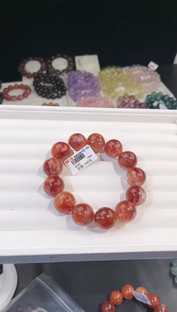 【闪购商品】水晶手链未镶嵌多样性发一胶花18mm