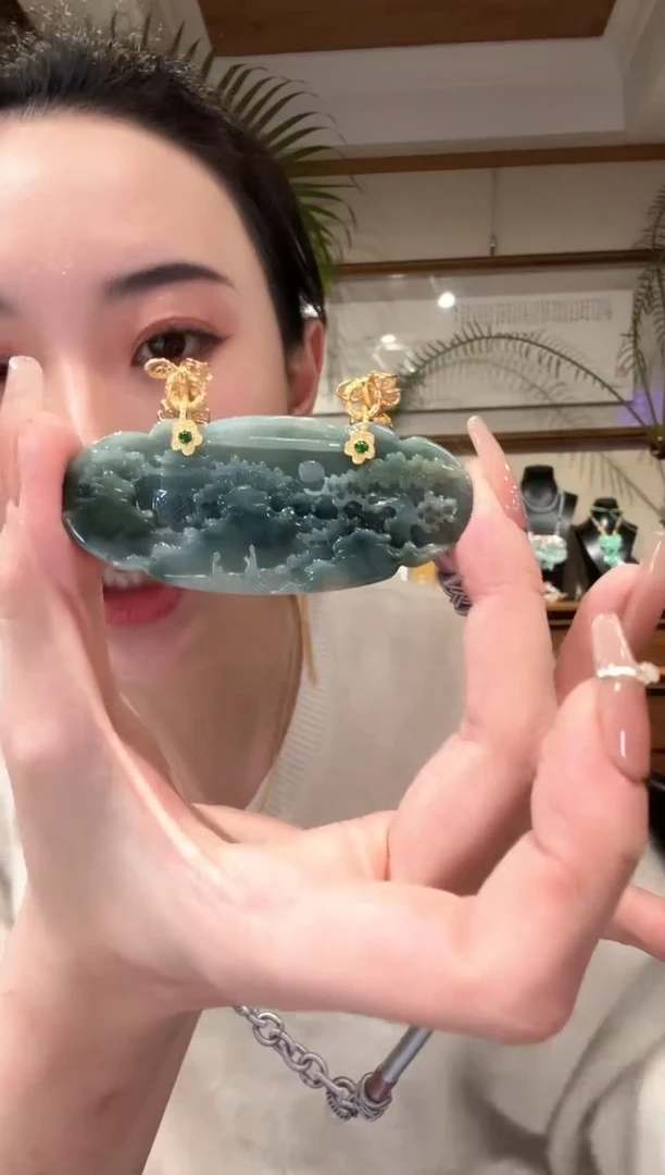 【闪购商品】翡翠颈饰未镶嵌国风