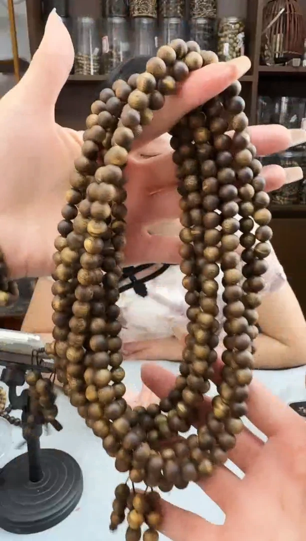 沉香手串0827张勺子圆珠多圈多样性发一