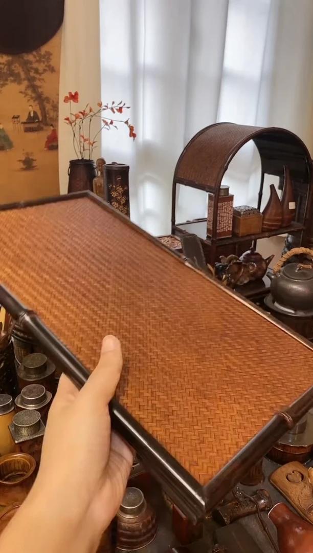 紫竹竹编精品茶盘