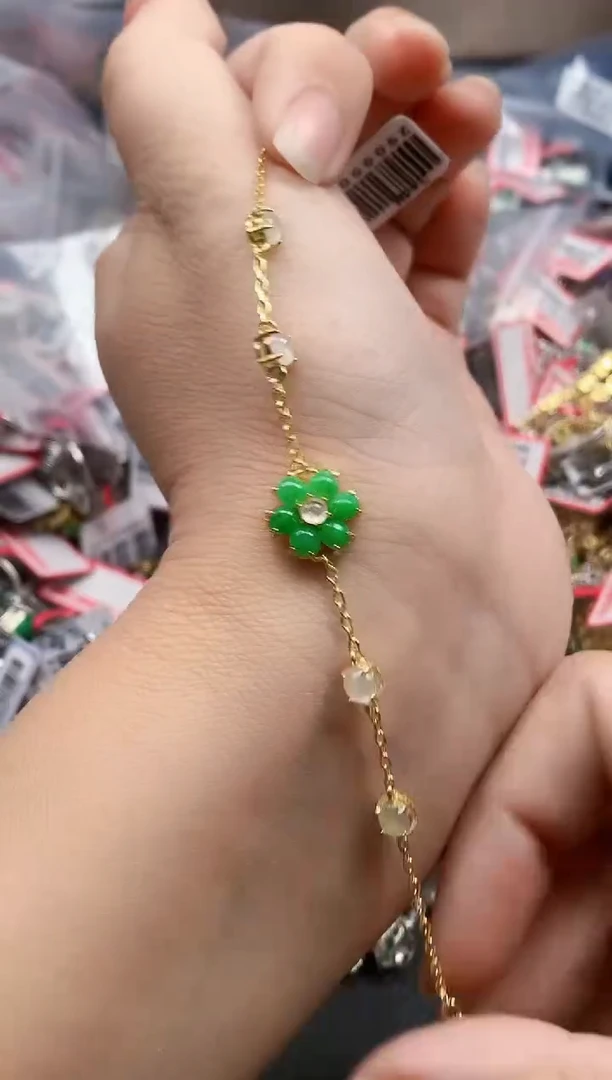 银S925镶嵌戒指翡翠天然A货缅甸翡翠