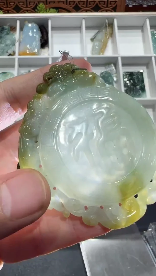 未镶嵌挂件翡翠A货翡翠多样性孤品