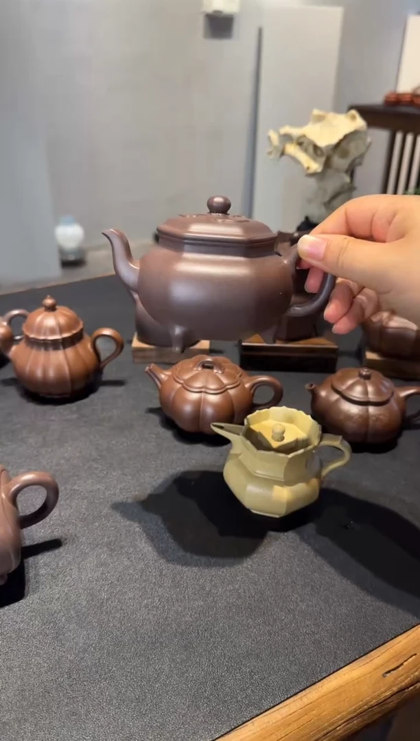 茶壶紫砂B***o三足大彬如意