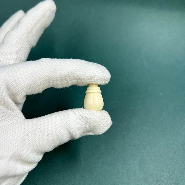 M1382天然猛犸牙猛犸宝瓶三通支持鉴定假一罚四