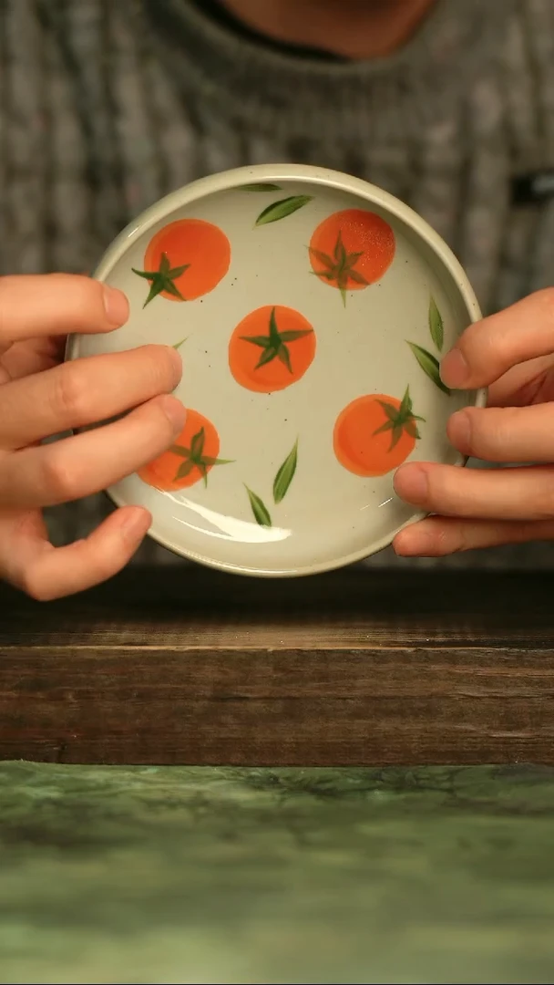 瓷器青诗集手工手绘瓷器