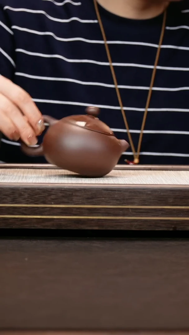 茶壶紫砂原款老紫泥 西施壶