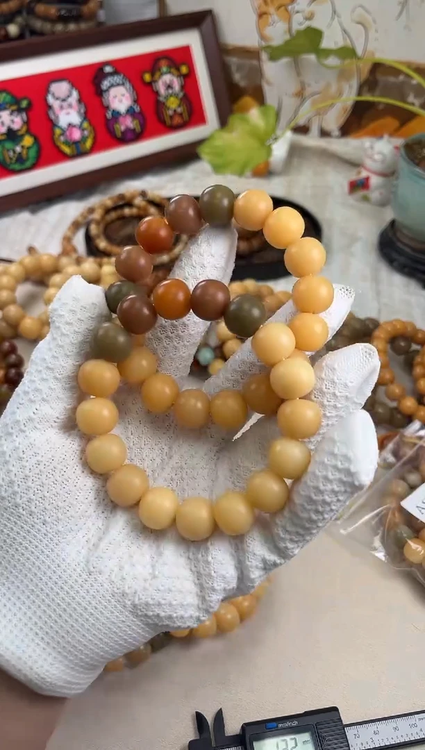 手串菩提根/象牙果a557 卡15 干磨微瑕