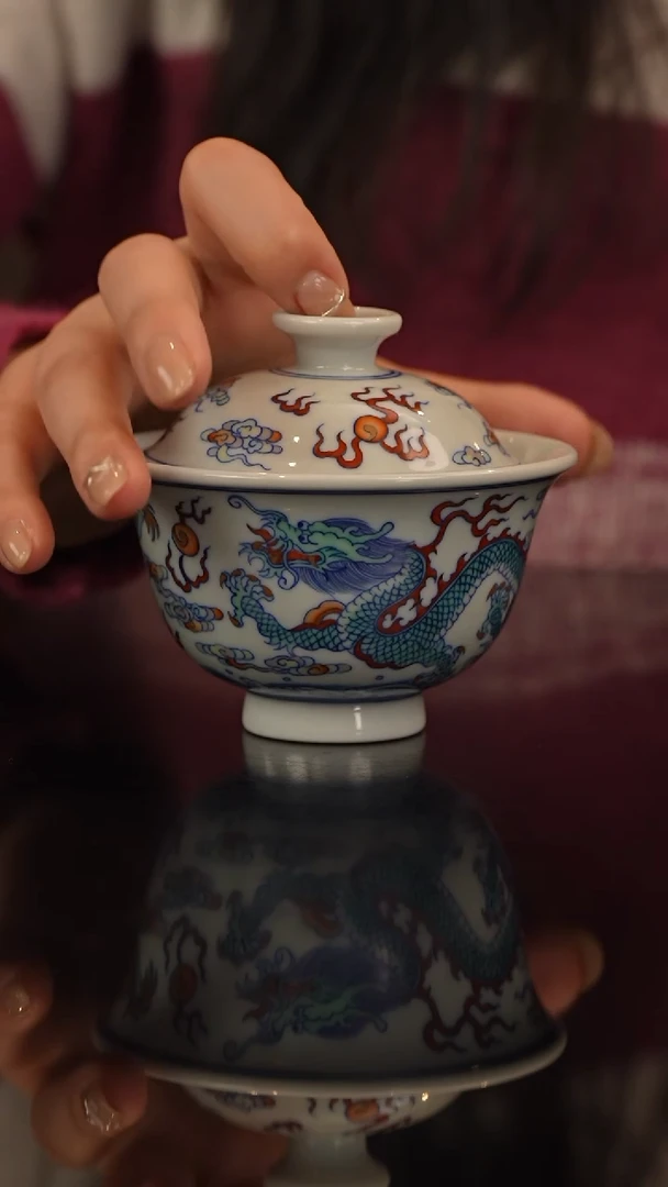 默**夕瑶瑶玩瓷-松如堂