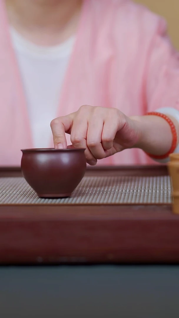 茶壶紫砂08-微瑕石红圆融杯120cc