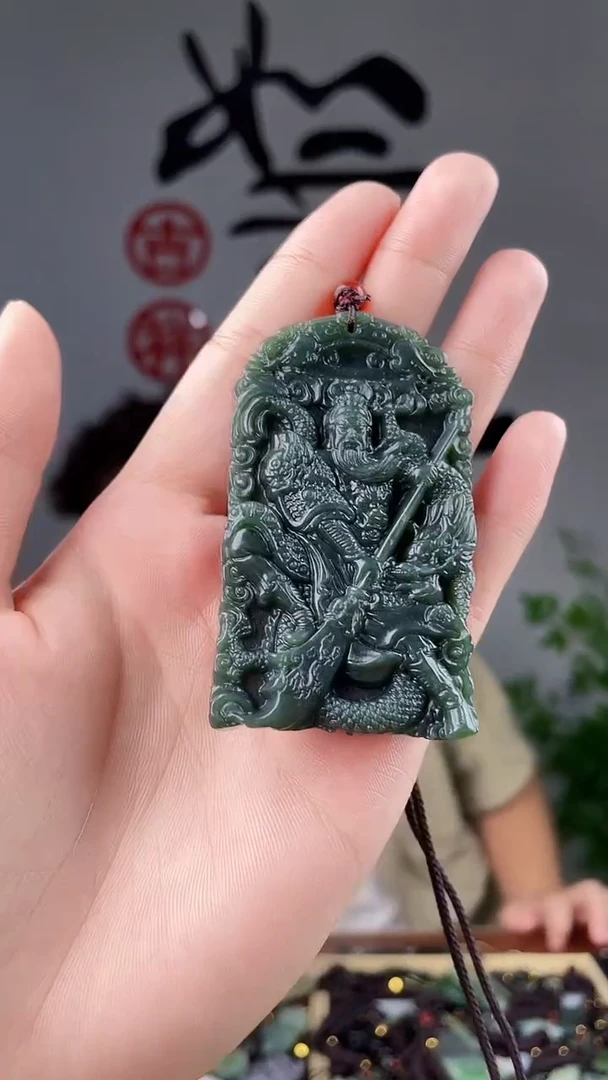 和田玉未镶嵌颈饰拍一发一，多样性发货