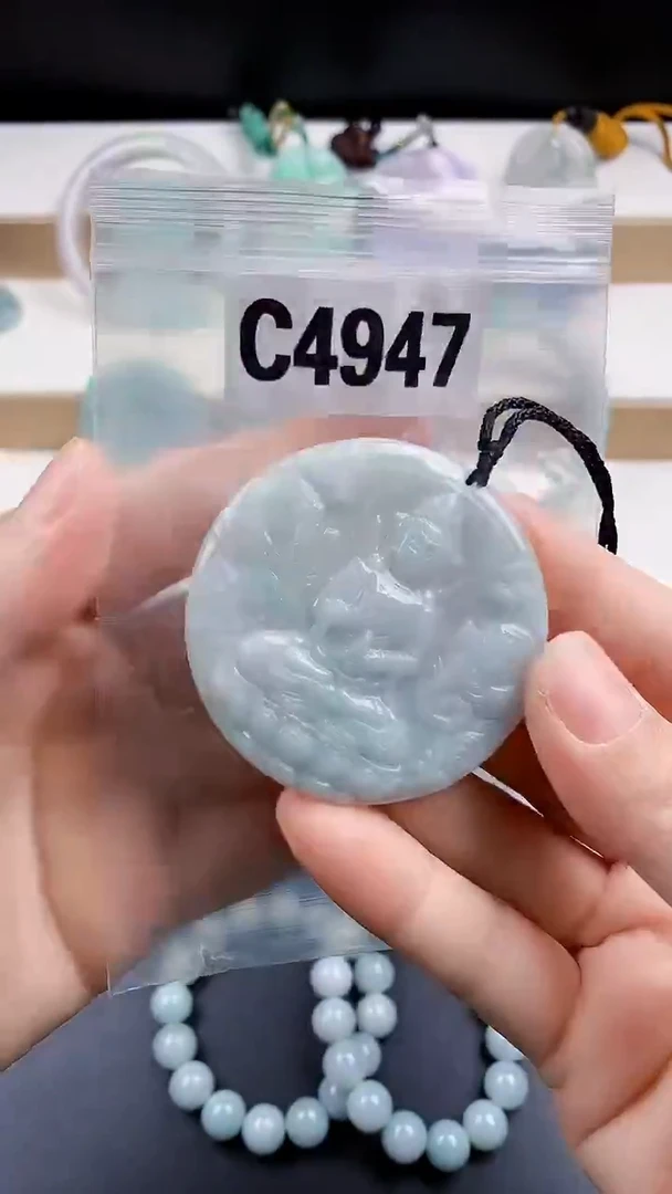 颈饰未镶嵌翡翠天然翡翠吊坠挂件