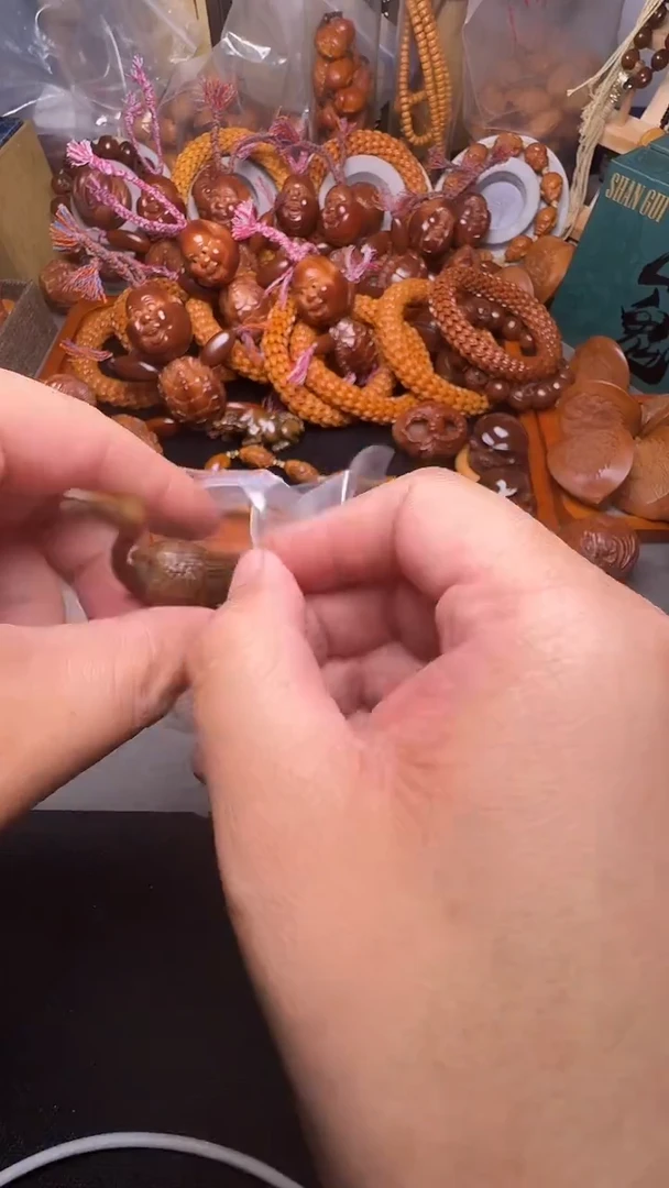 手串橄榄核古**○2分的