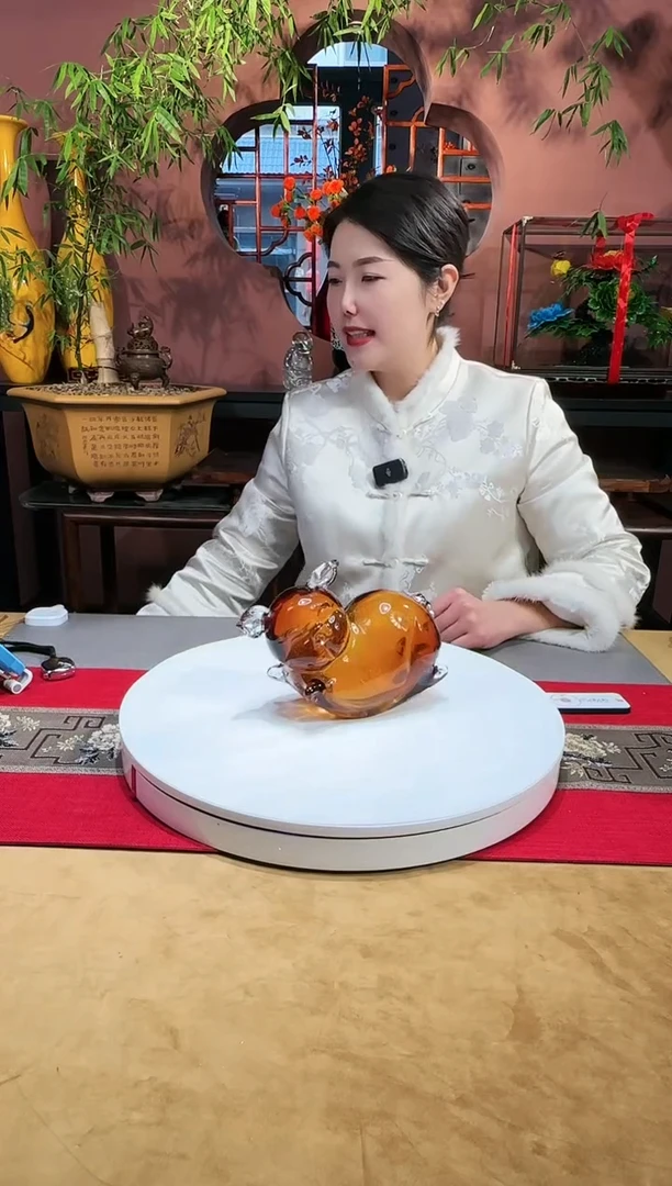 【闪购商品】琉璃手工艺品侧躺小猪