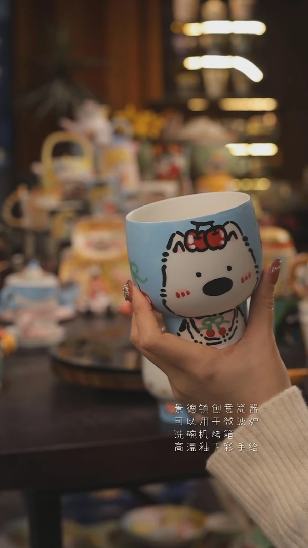 景德镇釉下彩绘设计师款式陶瓷