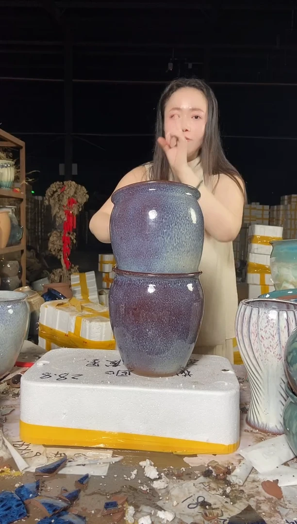 宜兴紫砂粗陶花盆19/21