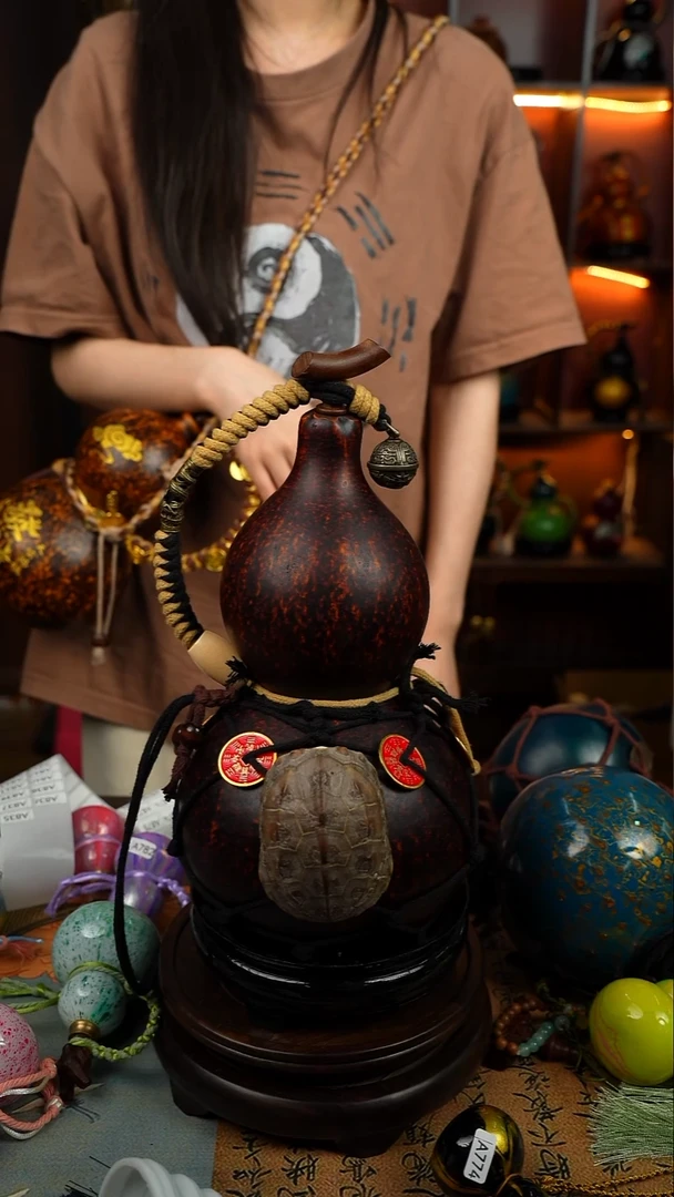 835号1600ml左右非遗大漆酒葫芦