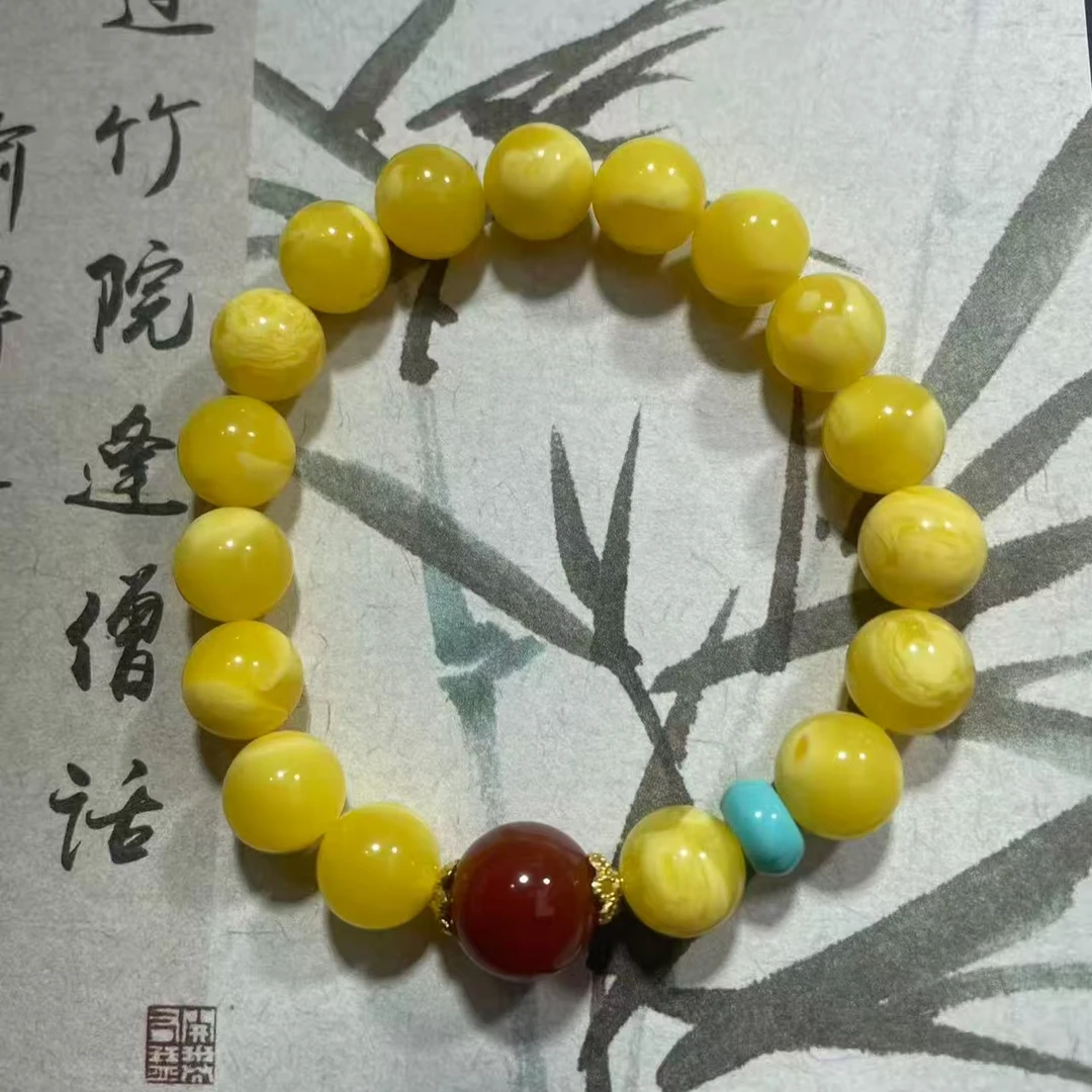 卡10 藏族精工打磨精美黄带花