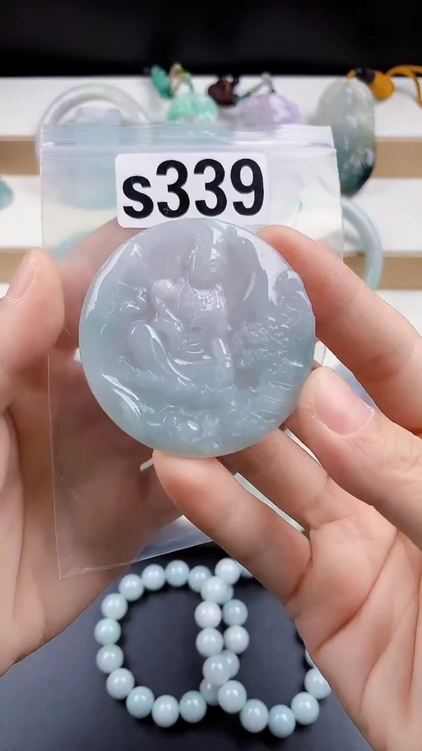 颈饰未镶嵌翡翠天然翡翠吊坠挂件