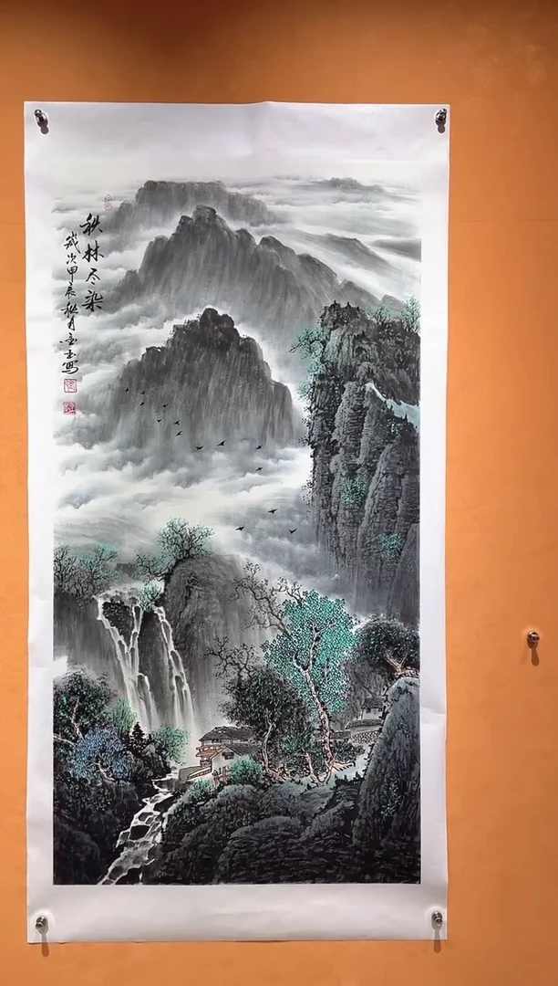 国画刘金玉老师亲笔手绘