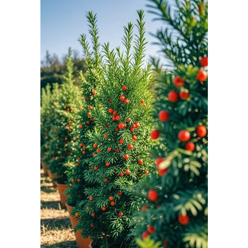 精品曼地亚红豆杉盆栽四季常青24小时制氧进化空气