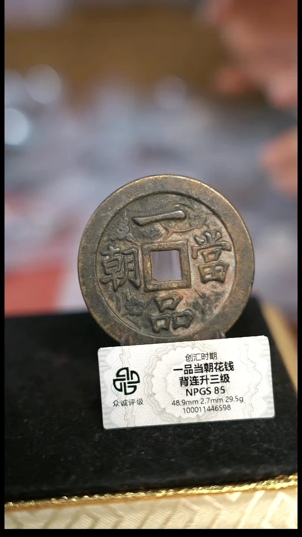 编号1325一品当朝花钱（配脖挂）