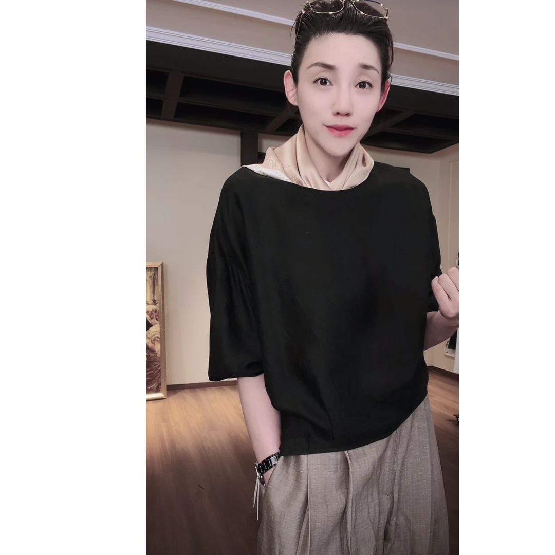 28姆米 重磅 圆领 长袖 上衣 CX0193