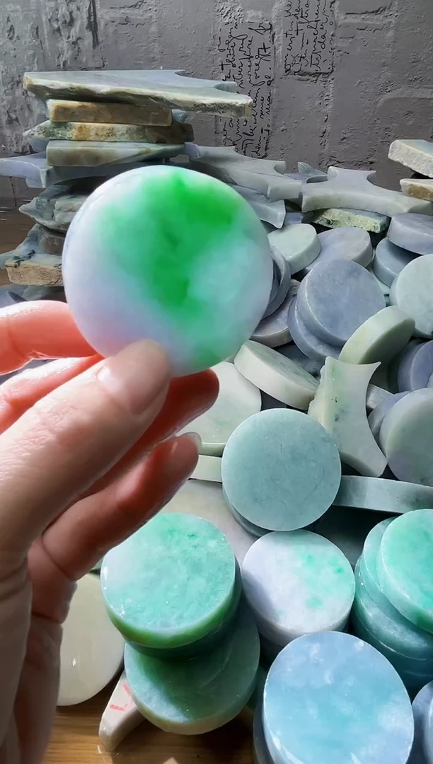 裸石翡翠天然翡翠A货古 南 282