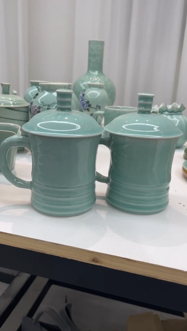 纯手工 2个  慧仙青瓷 龙泉青瓷大促