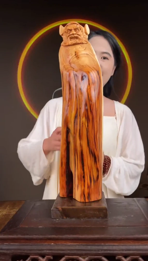 柏木（崖柏）手工摆件,先抢先得! 编号:235