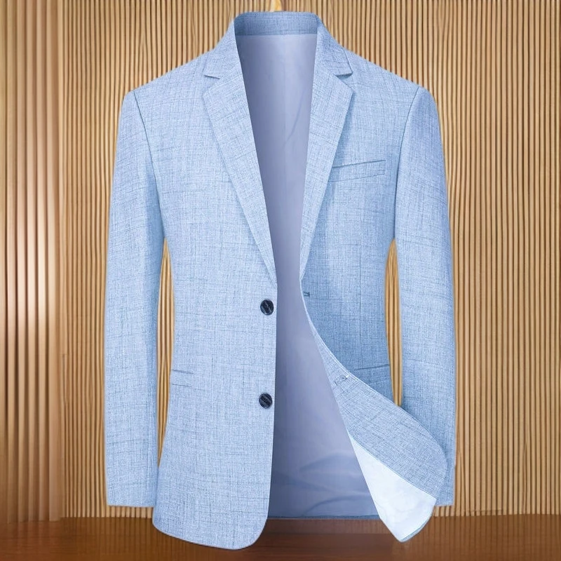 2026春秋季新款中青年男士商务休闲西装薄款爸爸单件西服上衣外套