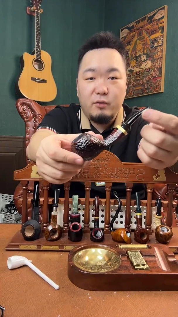 石楠木木雕款意大利进口石楠木烟斗