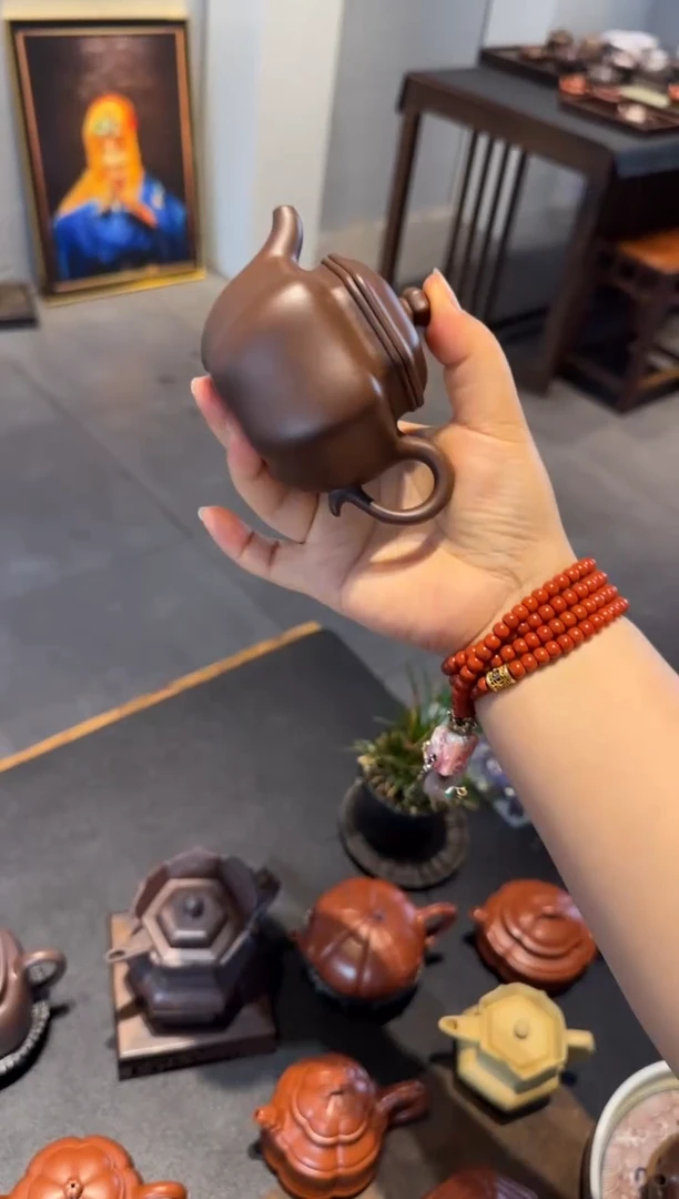 茶壶紫砂邢*古莲子 紫砂壶