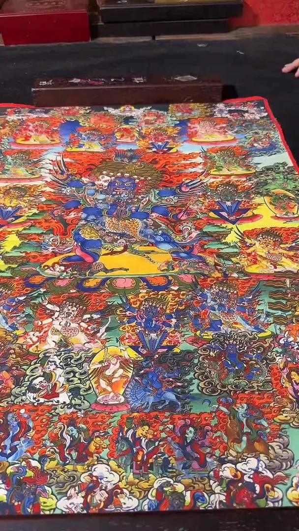卷轴画藏式珍藏彩绘艺术馆156