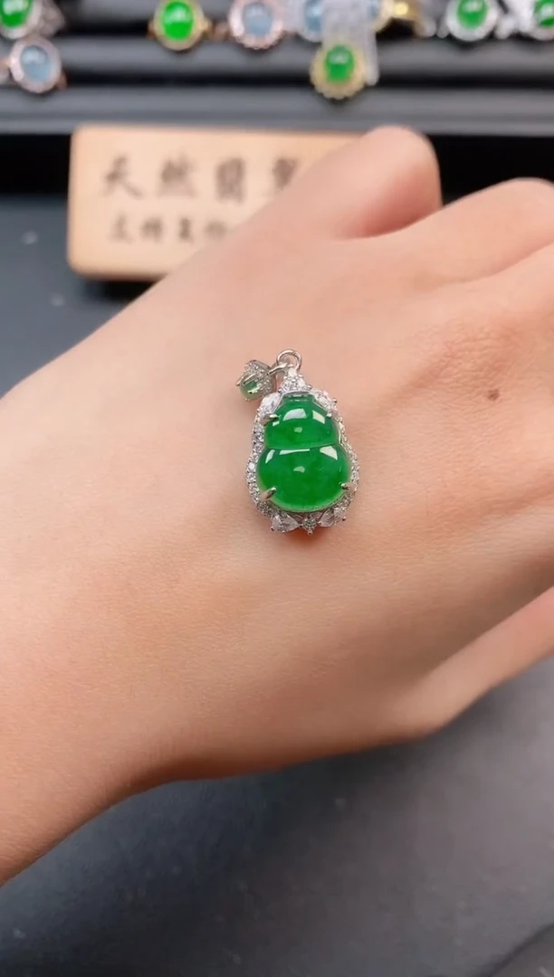 银S925镶嵌戒指翡翠1111