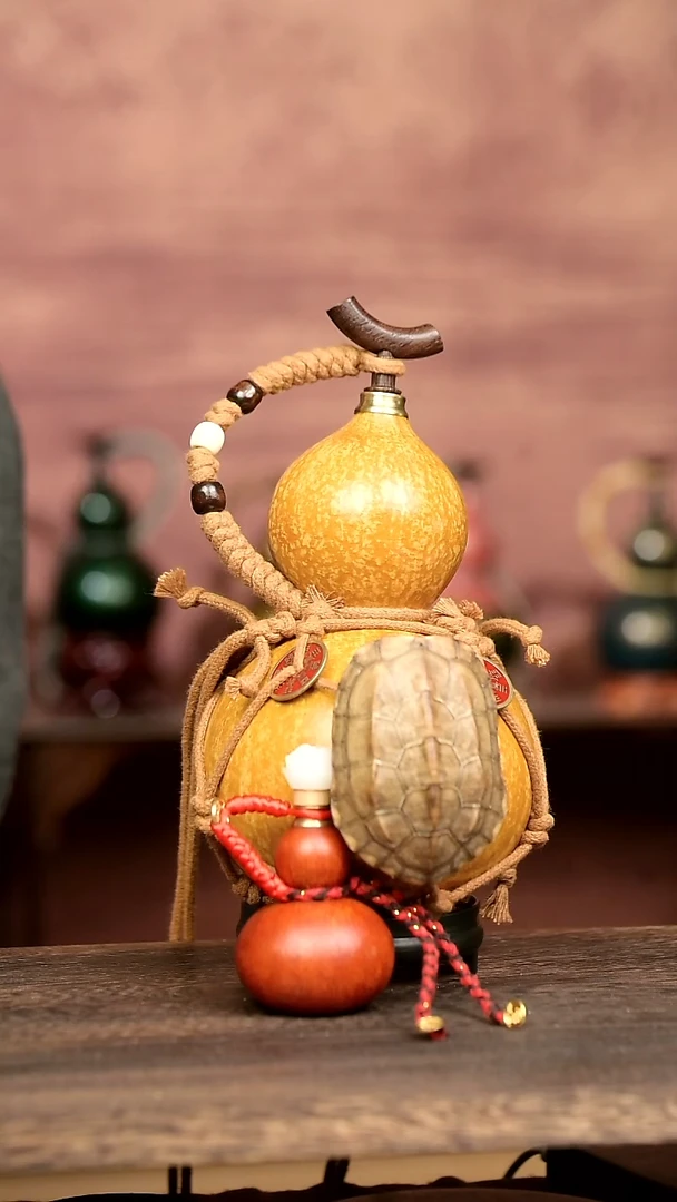 768号中药煮色  大漆葫芦水壶/酒壶 一物一拍