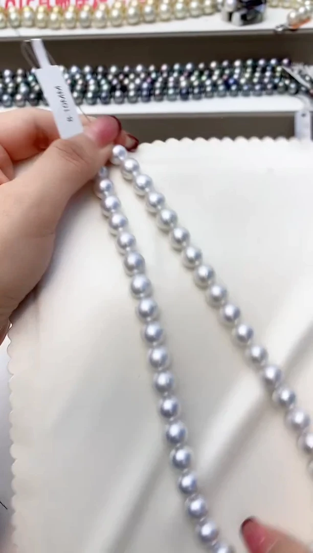 颈饰未镶嵌海水珍珠白*青A14